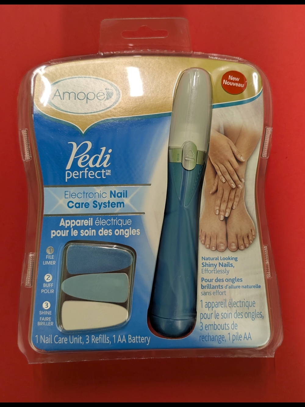 Amope Pedi Perfect Electronic Nail File Care System - Sealed Deadstock New